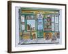 Famous Shakespeare and Co. bookstore along the Seine, Paris, France-Richard Lawrence-Framed Photographic Print