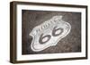 Famous Sixty Six Sign-vent du sud-Framed Art Print