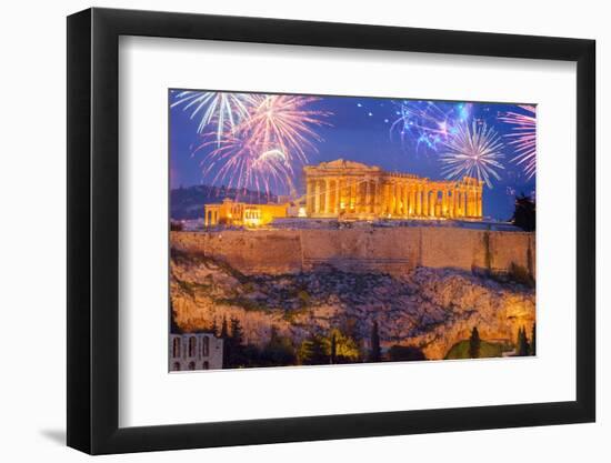 Famous Skyline of Athens, Greece-neirfy-Framed Photographic Print