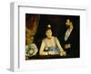 Famous Spanish Dancer Eva Gonzales in a Box at the Italians' Theatre, Paris, 1874-null-Framed Premium Giclee Print