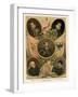 Famous Spanish Historical Figures of the 16th Century-null-Framed Giclee Print