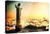 Famous Statue Of The Christ The Reedemer, In Rio De Janeiro, Brazil-Satori1312-Stretched Canvas
