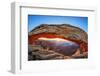 Famous Sunrise at Mesa Arch in Canyonlands National Park, Utah, USA-prochasson frederic-Framed Photographic Print