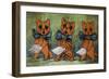 Famous Tenors-Louis Wain-Framed Giclee Print