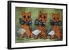 Famous Tenors-Louis Wain-Framed Giclee Print