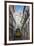 Famous Tram 28 Going Through the Old Quarter of Alfama, Lisbon, Portugal, Europe-Michael Runkel-Framed Photographic Print