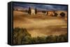 Famous Tuscan Chapel, Madonna Di Vitaleta-Terry Eggers-Framed Stretched Canvas