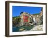 Famous View of Riomaggiore Cinque Terre-Markus Bleichner-Framed Art Print