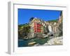 Famous View of Riomaggiore Cinque Terre-Markus Bleichner-Framed Art Print