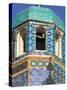 Famous White Pigeon in Minaret, Who was Assassinated in 661, Afghanistan-Jane Sweeney-Stretched Canvas