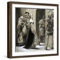 Famous Women of the Past: Why Anne Askew Died-Frank Marsden Lea-Framed Giclee Print