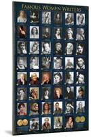 Famous Women Writers-null-Mounted Poster