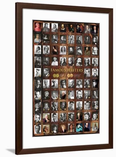 Famous Writers-null-Framed Poster
