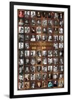 Famous Writers-null-Framed Premium Giclee Print