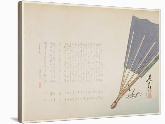 Fan, 1859-Shibata Zeshin-Stretched Canvas