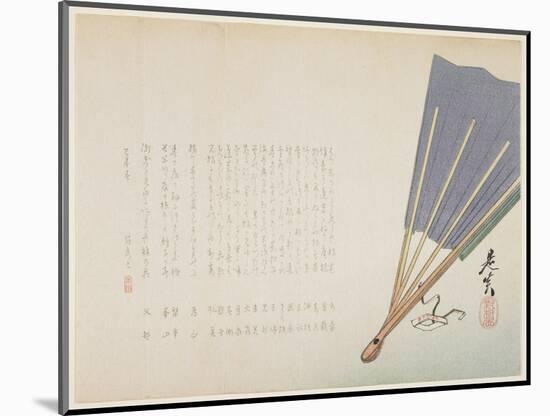 Fan, 1859-Shibata Zeshin-Mounted Giclee Print