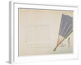 Fan, 1859-Shibata Zeshin-Framed Giclee Print