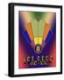 Fan 7A 3D Title-Art Deco Designs-Framed Giclee Print