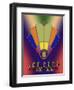 Fan 7A 3D Title-Art Deco Designs-Framed Giclee Print