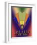 Fan 7A 3D Title-Art Deco Designs-Framed Giclee Print