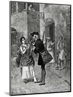 Fan, Act I, Scene Iv of Comedy-Carlo Goldoni-Mounted Giclee Print