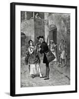 Fan, Act I, Scene Iv of Comedy-Carlo Goldoni-Framed Giclee Print