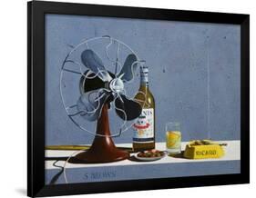 Fan and Pastis, 2006-Stewart Brown-Framed Giclee Print