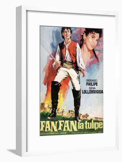 Fan-fan the Tulip, 1952, "Fanfan La Tulipe" Directed by Christian-jaque-null-Framed Giclee Print