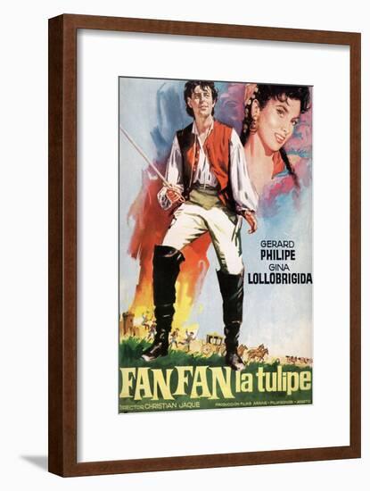 Fan-fan the Tulip, 1952, "Fanfan La Tulipe" Directed by Christian-jaque-null-Framed Giclee Print