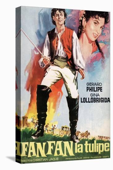 Fan-fan the Tulip, 1952, "Fanfan La Tulipe" Directed by Christian-jaque-null-Stretched Canvas