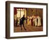 Fan Flirtation, 1908-Henry Gillard Glindoni-Framed Giclee Print