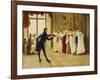 Fan Flirtation-Henry Gillard Glindoni-Framed Giclee Print