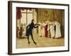 Fan Flirtation-Henry Gillard Glindoni-Framed Giclee Print