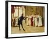 Fan Flirtation-Henry Gillard Glindoni-Framed Giclee Print