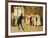 Fan Flirtation-Henry Gillard Glindoni-Framed Giclee Print