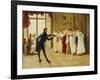 Fan Flirtation-Henry Gillard Glindoni-Framed Giclee Print