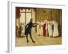 Fan Flirtation-Henry Gillard Glindoni-Framed Giclee Print