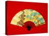 Fan for Traditional Dance-null-Stretched Canvas
