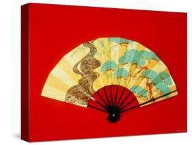 Fan for Traditional Dance-null-Stretched Canvas