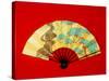 Fan for Traditional Dance-null-Stretched Canvas