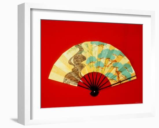 Fan for Traditional Dance-null-Framed Photographic Print