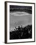 Fan Rooting for His Team in a Packed Stadium During Brooklyn Dodger Game at Ebbets-Sam Shere-Framed Photographic Print