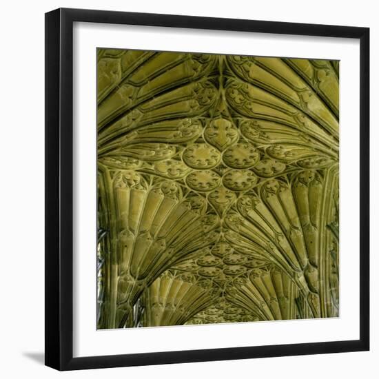 Fan Vaulting in the Cloister-null-Framed Giclee Print