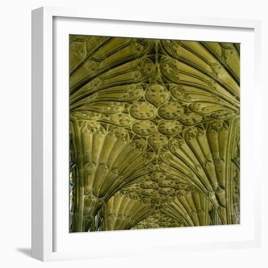 Fan Vaulting in the Cloister-null-Framed Giclee Print