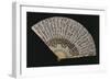 Fan with Bobbin Lace Page, Beginning 1700s, and Ribs of Later Period-null-Framed Giclee Print