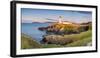 Fanad Head (Fánaid) lighthouse, County Donegal, Ulster region, Ireland, Europe. Panoramic view of t-Marco Bottigelli-Framed Photographic Print