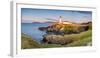 Fanad Head (Fánaid) lighthouse, County Donegal, Ulster region, Ireland, Europe. Panoramic view of t-Marco Bottigelli-Framed Photographic Print