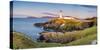 Fanad Head (Fánaid) lighthouse, County Donegal, Ulster region, Ireland, Europe. Panoramic view of t-Marco Bottigelli-Stretched Canvas