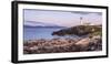 Fanad Head (Fánaid) lighthouse, County Donegal, Ulster region, Ireland, Europe. Panoramic view of t-Marco Bottigelli-Framed Photographic Print