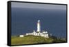 Fanad Head Lighthouse and the Atlantic Ocean, County Donegal, Ulster, Republic of Ireland, Europe-John Potter-Framed Stretched Canvas